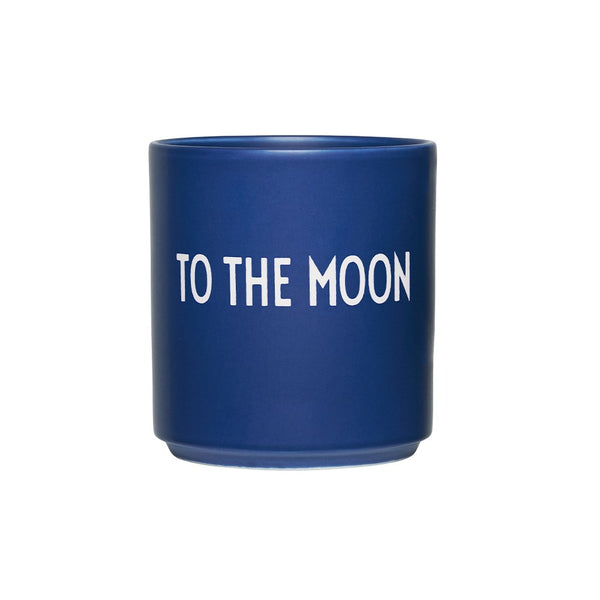 Lieblingsbecher – Tasse mit Liebes-Statement, Porzellan, Midnight Blue, TO THE MOON