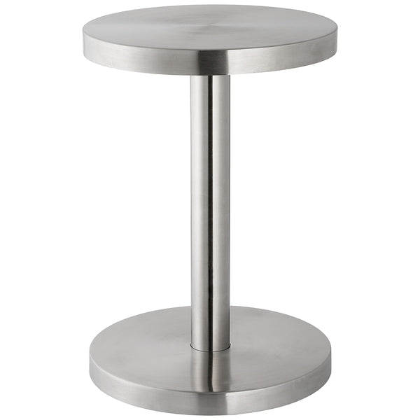 STORD Hocker & Beistelltisch – 3-in-1, Edelstahl, Indoor & Outdoor, Klein 45 cm