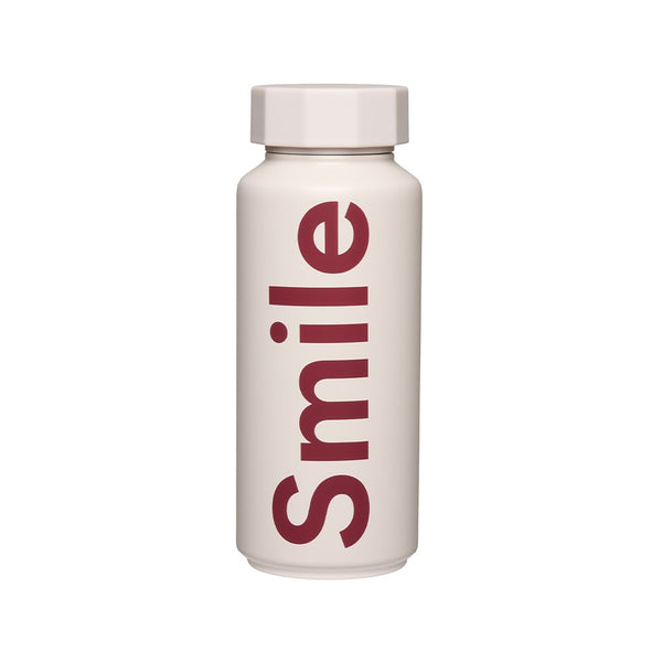 Thermoflasche – Pale Beige, Smile