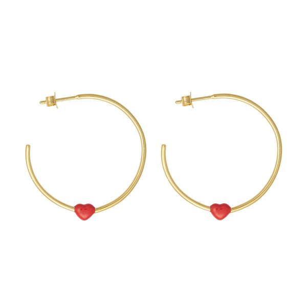 Little Big Love Creolen (set of 2 pcs) - vergoldet
