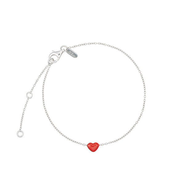 Little Big Love Armband Silber mit Herz von Design Letters