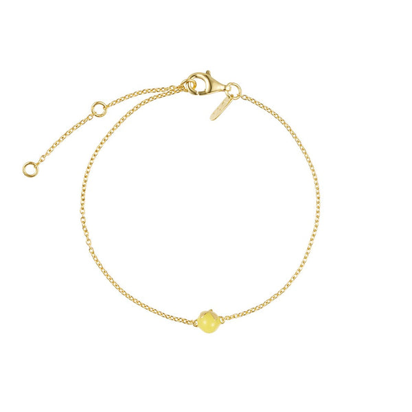 When life gives you lemons. Armband, vergoldet von Design Letters