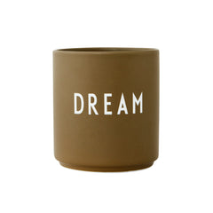 Lieblingsbecher – Tasse mit Motivations-Statement, Porzellan, Oliv, DREAM