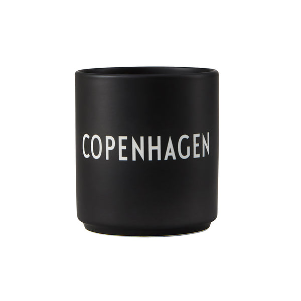 Lieblingsbecher – Städtetasse, Porzellan, Schwarz, COPENHAGEN