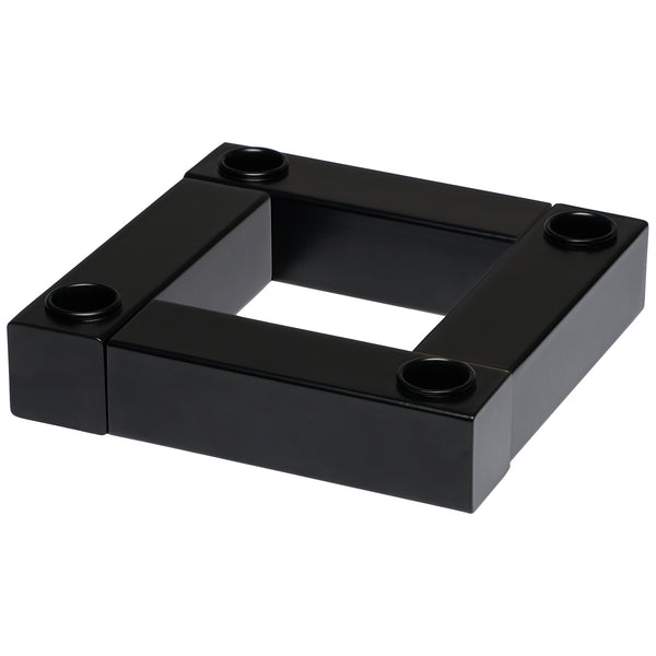 TOGETHER Kerzenhalter – Modularer Stabkerzenhalter mit Magneten, Schwarz