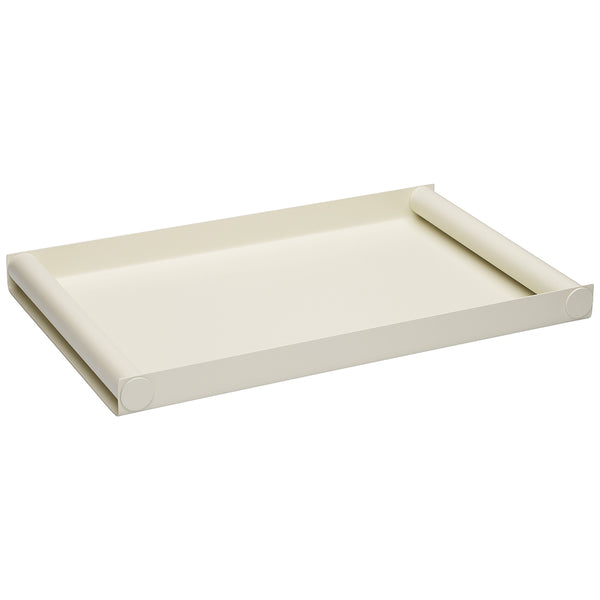 Ray Tray – Großes Serviertablett Metall, Groß, white