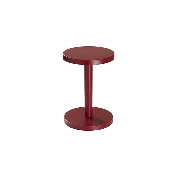 STORD Hocker & Beistelltisch – Klein 45 cm, Burgunderrot