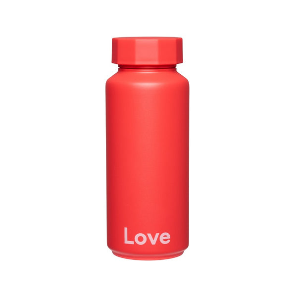 Thermoflasche – Kirschrot, Love