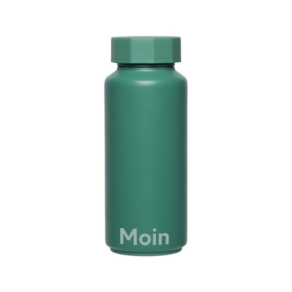 Thermoflasche – Dunkelgrün, Moin