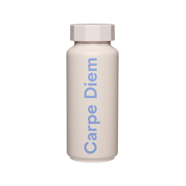 Thermoflasche – Pale Beige, Carpe Diem