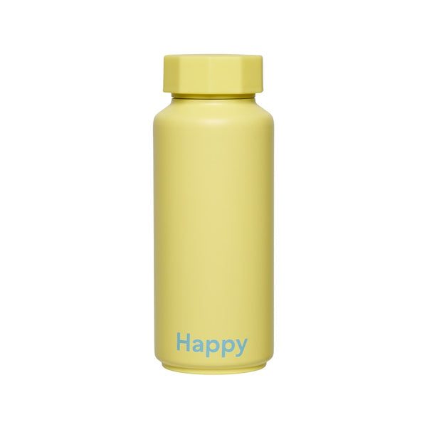 Thermoflasche – Gelb, Happy