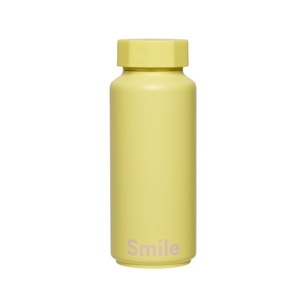 Thermoflasche – Gelb, Smile