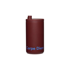 Reisebecher 350ml – Burgund, Carpe Diem