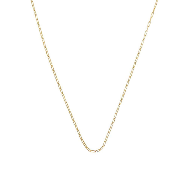 Square Link Gliederkette 18k vergoldet von Design Letters