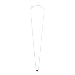 Little Big Love Halskette Burgundy - Silber
