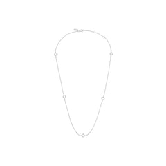 Ruth Anchor charm lock Halskette, Silber