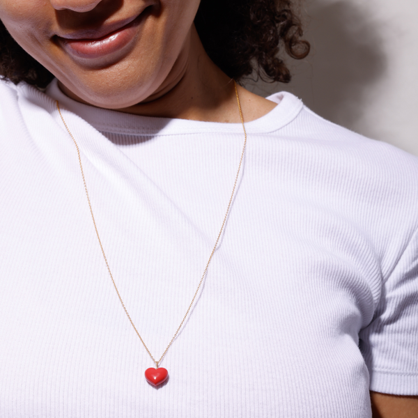 Big Love Charm 18k vergoldet mit Herz von Design Letters (Bild 1)