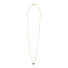 Little Big Love Halskette Burgundy - vergoldet
