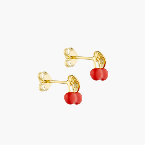 Darling Ohrstecker enamel collection, vergoldet (set of 2 pcs)