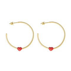 Little Big Love Creolen (set of 2 pcs) - vergoldet