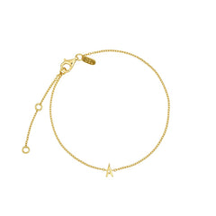 Archetype Armband - A-Z vergoldet