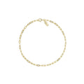 Chunky square link chain small Armband - vergoldet