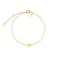 When life gives you lemons. Armband, vergoldet