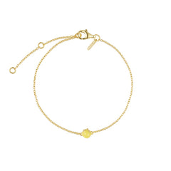 When life gives you lemons. Armband, vergoldet