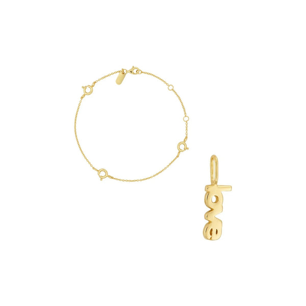 Set: Anchor Words Bracelet – Design Letters