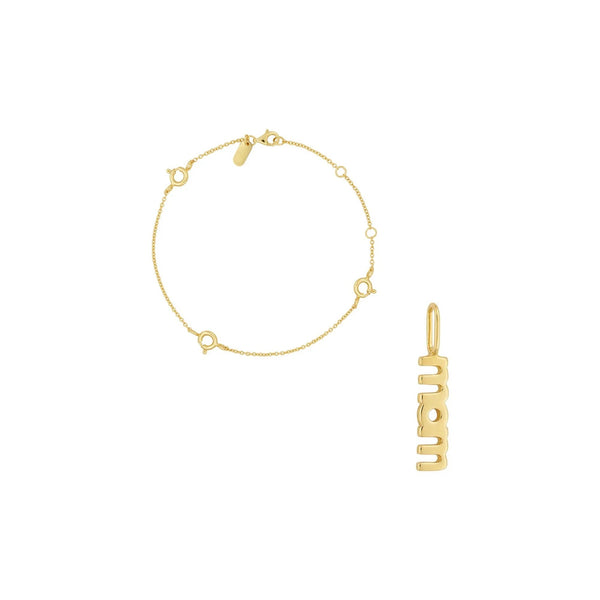 Set: Anchor Words Bracelet – Design Letters