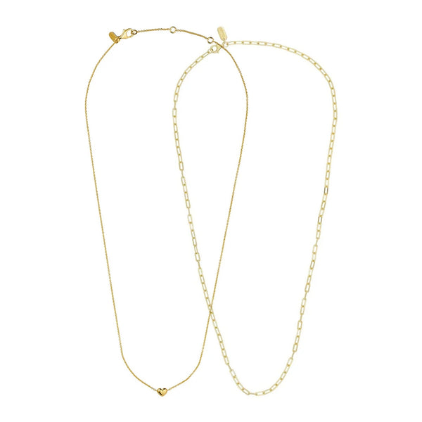 Set: Golden Love × Chunky (necklaces) – Design Letters