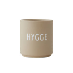 Lieblingsbecher – Hygge-Tasse, Porzellan, Beige