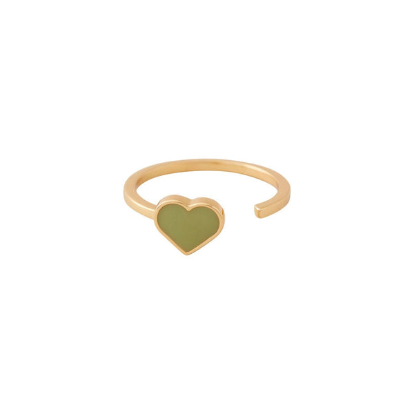 Emaille Herz Ring von Design Letters