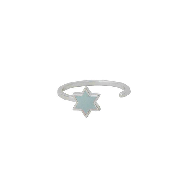 Emaille Stern Ring