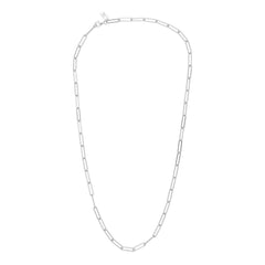 Chunky Square link chain large Silber