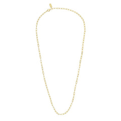 Chunky Square link chain small vergoldet