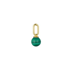 Steintropfen-Anhänger 5mm (18k Vergoldet)