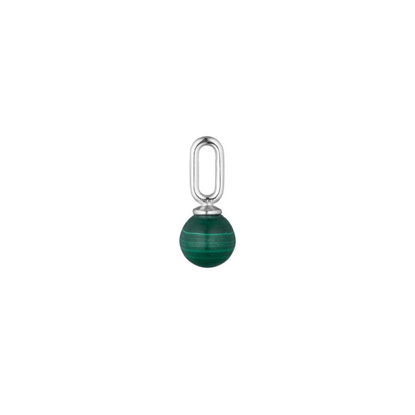 Steintropfen-Anhänger 5mm (Silber)