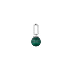 Steintropfen-Anhänger 5mm (Silber)
