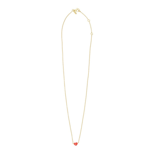 Little Big Love Halskette vergoldet mit Herz von Design Letters