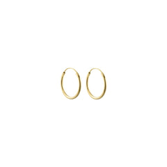 DL Hula Hoops 14mm vergoldet (set of 2 pcs)