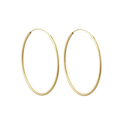 DL Hula Hoops 45mm vergoldet (set of 2 pcs)