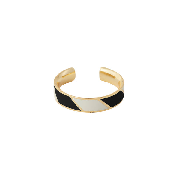Candy Serie – Gestreifter Ring von Design Letters