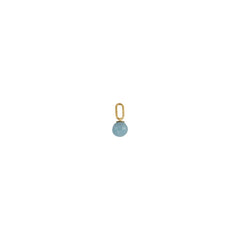 Steintropfen-Anhänger 5mm (18k Vergoldet)